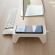 Supporto monitor in legno Eyes6 - con caricatore wireless - POUT - Serena Group POUT-01801W