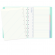 Notebook - con elastico - copertina similpelle - A5 - 56 pagine - a righe - verde pastello - Filofax L115052