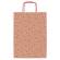 Shopper natale 16 x 8 x 21 cm carta kraft fantasia stelline rosso - 29194