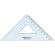 Squadra Uni 45 gradi 15 cm - 10196