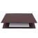 Sottomani doppio in similpelle - marrone scuro - 48 x 32 cm - City Time - 2190-M - 8002787219059 - DMwebShop