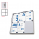 Bacheca per interni Economy - magnetica - 6 fogli - A4 - anta battente - Studio T - SCXS6xA4 - 8595578316056 - DMwebShop