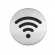 Pittogramma adesivo - Wi-Fi - acciaio inox - Ø 8,3 cm - Durable  - 4785-23 -  - DMwebShop