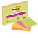 Blocco foglietti Super Sticky Meeting Notes - 6845-SSP - giallo e rosa neon - 203 x 152 mm - 45 fogli - conf. 4 pezzi - Post-it - 7100234637 - 51131849693 - DMwebShop