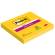 Blocco foglietti Super Sticky 654 S 76 x 76 mm giallo oro 90 fogli - 4625