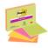 Blocco foglietti Super Sticky Meeting Notes 6445 SSP 152 x 101 mm 45 fogli rosa verde neon - 4642
