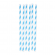 Cannucce Stripes carta azzurro-bianco - conf. 12 pezzi - Big Party - 73601 -  - DMwebShop