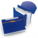 Cartella a soffietto Optima - 13 tasche - 23 x 33 cm - blu - Rexel - 2102484 - 61614_1 - DMwebShop