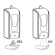 Dispenser automatico Gelly Plus - a riempimento - bianco - con luce UV - GBC - 64250545 - 8023389750634 - 90514_1 - DMwebShop