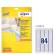 Etichette adesive L7656 - bianche - A4 - 46 x 11,1 mm - 84 etichette per foglio - inkjet-laser - conf. 25 fogli - Avery - L7656-25 - 5014702005435 - 47036_1 - DMwebShop