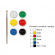 Ombretti Make Up - 5 ml - colori classici - conf. 6 pezzi - Giotto - 476200 - 8000825032301 - 88325_1 - DMwebShop