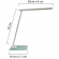Lampada - da tavolo - a LED Popy - 6 W - alluminio-vetro - Unilux - 400124478 - 3595560029433 - 89702_1 - DMwebShop
