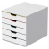 Cassettiera 5 cassetti colorati - bianco ghiaccio - cassetti 5 cm - Durable - 7625-27 - 4005546993263 - 90201_1 - DMwebShop