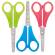 Forbici Snippy centimetrate - punta tonda - impugnatura plastica - lama in acciaio inox - 13,5 cm - colori assortiti - conf. 24 pezzi - Lebez - 137 - 8007509001370 - 51489_1 - DMwebShop