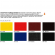 Poltrona semidirezionale LR1SE - con ruote e braccioli - ignifuga - nero - Unisit - LR1SE/IN - 8050043749116 - 80076_1 - DMwebShop