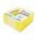 Contenitore in plastica con foglietti - bianco - 10 x 10 x 5 cm - carta riciclata - Ikona - 09686 - 8004957096866 - 61703_2 - DMwebShop