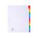 Separatore numerico 1/12 - cartoncino bianco 160 gr - tasti colorati - A4 maxi - Exacompta - 4112E - 3130630011125 - 74629_1 - DMwebShop