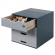 Set Coffee Point Box - 2 organizer inclusi - 28,9 x 27,9 x 35,4 cm - ABS - grigio - Durable - 3385-58 - 4005546978161 - 79767_1 - DMwebShop