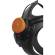 Maschera completa M9300 Strap Galaxy - policarbonato-silicone - nero-arancio - Deltaplus - M9300NO - 3295249154837 - 85877_2 - DMwebShop