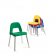 Sedia per bambini Piuma - H 35 cm - rosso - Cwr - 09387/01 - 85993_1 - DMwebShop