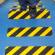 Striscia segnaletica - da terra - 61 x 15 cm - giallo-nero - Djois - B197614 - 3377991976148 - 92152_2 - DMwebShop