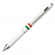 Penna a sfera a scatto multifunzione - fusto bianco gommato Italia - Osama - OD 1024ITG/1BI - DMwebShop