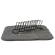 Tappetino scolapiatti con griglia - in microfibra - 9 posti - Perfetto - 29111 - 8052474291110 - 91151_1 - DMwebShop