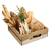 Cassetta per alimenti - 20 x 20 x 7 cm - legno di acacia - Leone - S5003 - 8024112632012 - 96608_1 - DMwebShop