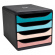 Cassettiera Big Box Skandi - 4 cassetti - 34,7 x 27,8 x 26,7 cm - multicolore - Exacompta - 310606D - 9002493310605 - DMwebShop
