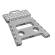 Sgabello alto Clic Clac - 30 x 22 x 32 cm - grigio - King Collection - S1407117/G - 8023755056445 - 97450_1 - DMwebShop