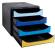 Cassettiera Big Box Bee Blue - 4 cassetti A4 - nero-multicolore - Exacompta - 3104202D - 9002490310424 - 98603_1 - DMwebShop