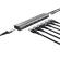 Hub Halyx - 7 porte - USB 3.2 Gen 1 - alluminio - grigio - Trust - 24967 - 8713439249675 - 98772_2 - DMwebShop