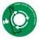 Coperchio raccolta vetro per cestino 133R diametro 38 cm PVC verde Cep - 9994