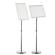 Espositore con cornice a scatto - alluminio - da pavimento - A3 - Durable - 4799-23 - 4005546735559 - DMwebShop