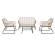 Salotto Cebu - polyrattan naturale - set 4 elementi - Garden Friend - S2251001 - 8023755058203 - DMwebShop