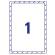 Etichette adesive per finestre - in carta - con pellicola - laser - rimovibili - 210 x 297 mm - 1et/fg - 10 fogli - bianco - Avery - L9001-10