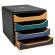 Cassettiera Big Box NeoDeco - 4 cassetti - 34,7 x 27,8 x 26,7 cm - multicolore - Exacompta - 310505D