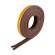 Guarnizione adesiva per isolamento strip - fessura 1-3 mm - 6 m - gomma - marrone - Geko