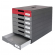 Cassettiera Idealbox Pro 7 - 7 cassetti - 36,5 x 32,2 x 25 cm - rosso - Durable - 7763-03