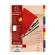 Divisori Numerici - 1-12 - PPL opaco - A4 - colori assortiti - conf. 20 pezzi - Exacompta - 1512E - 3130630015123 - DMwebShop