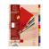 Divisori Numerici - 1-12 - PPL opaco - A4 - colori assortiti - conf. 20 pezzi - Exacompta - 1512E - 3130630015123 - DMwebShop