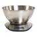 Bilancia da cucina Graal - con ciotola - peso massimo 5 kg - acciaio - Melchioni Family - 118210025 - 8006012367522 - DMwebShop