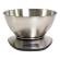 Bilancia da cucina Graal - con ciotola - peso massimo 5 kg - acciaio - Melchioni Family - 118210025 - 8006012367522 - DMwebShop