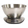 Bilancia da cucina Graal - con ciotola - peso massimo 5 kg - acciaio - Melchioni Family - 118210025 - 8006012367522 - DMwebShop