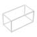 Stand buffet GN 1/3 - 32,5 x 17,6 x 16 cm - metallo - bianco - Leone - T0581.Y - 8024112017895 - DMwebShop