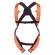 Imbracatura HAR12 - due punti di ancoraggio - taglia S-M-L - arancio - Deltaplus - HAR12GT - 3295249180553 - DMwebShop