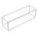 Stand buffet GN 2,4,53 x 16,5 x 16 cm metallo bianco - 17925