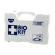 Valigetta per assorbimento liquidi biologici - con polvere addensante - 28,5 x 21 x 8,7 cm - bianco - Pvs - CPS614