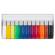 Colore in tubetto per tessuto Fabric Fun - colori base assortiti - conf. 12 pezzi - Pentel - FFPC1-12