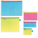 Buste con zip - 5 formati assortiti - retina - colori fluo - display 36 pezzi - Arda - 0211EXP